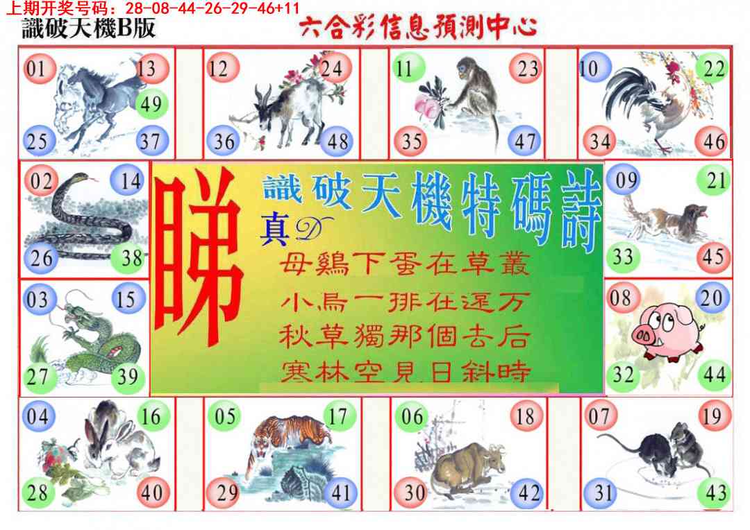 098期识破天机B版[图]